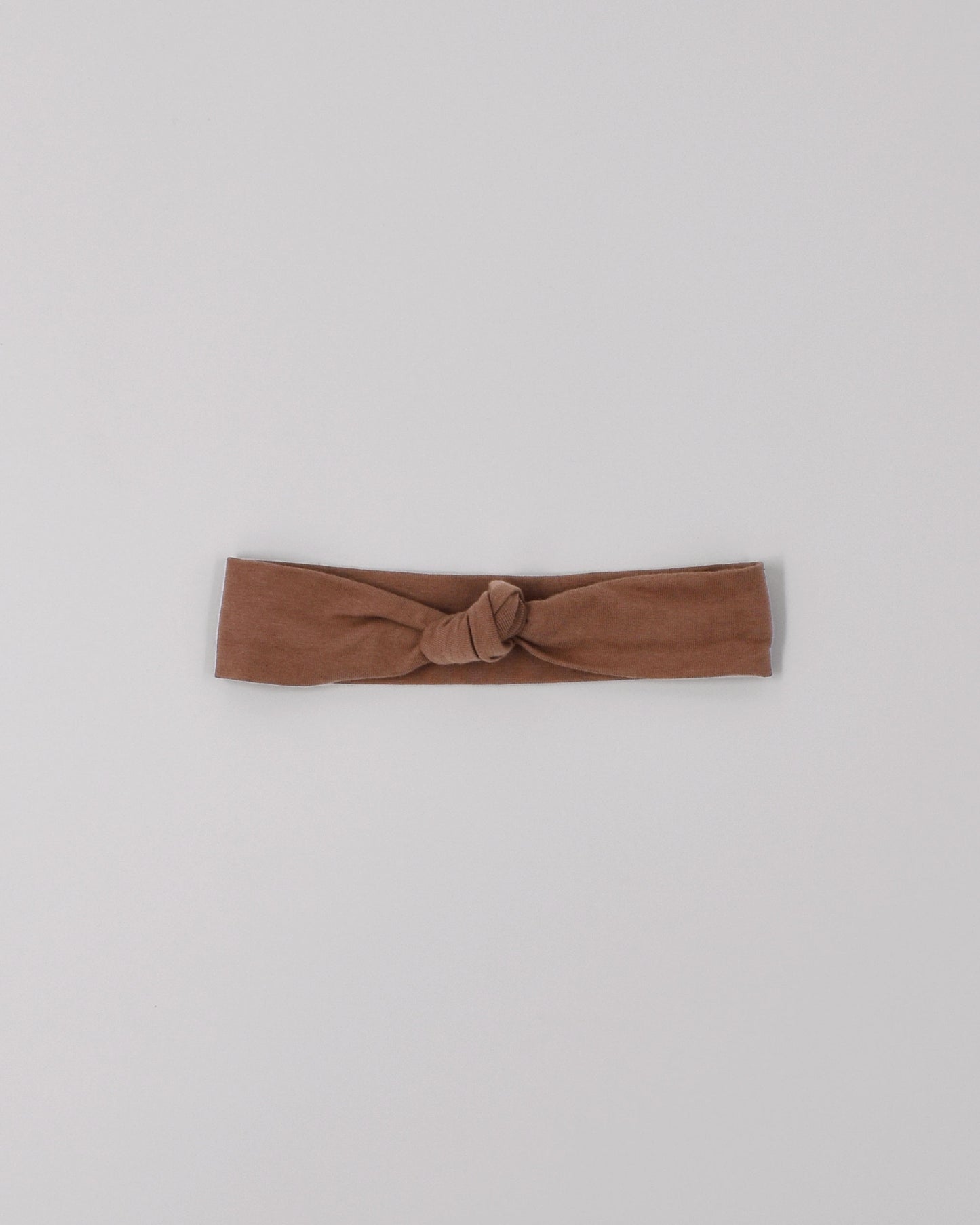 Haarband jersey brown knoop