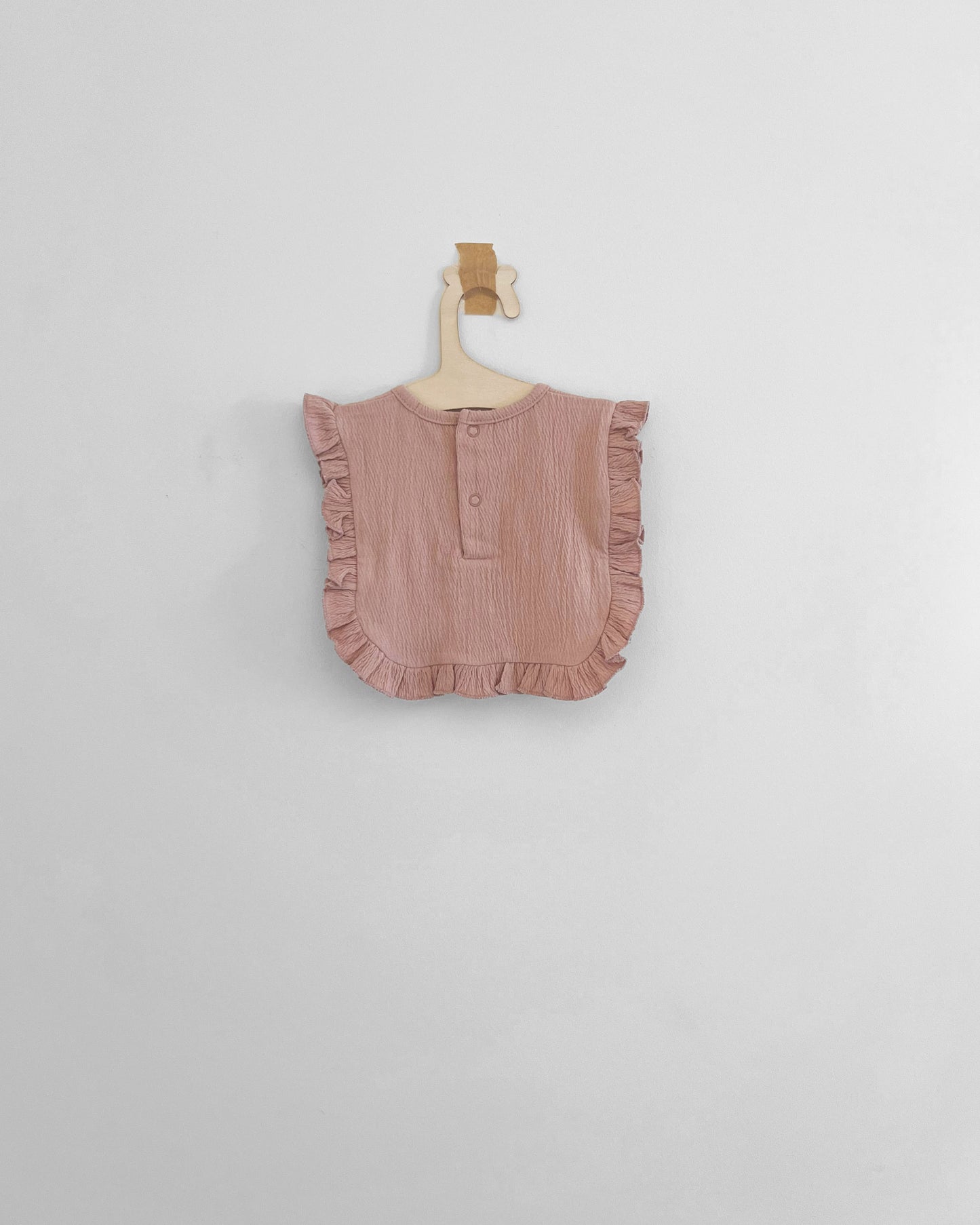 Slabber ruffle roze
