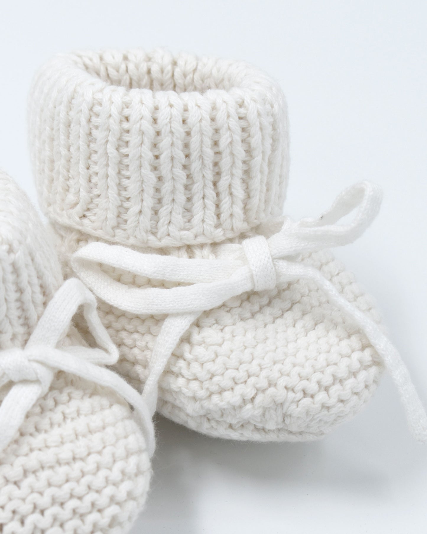 Slofjes gebreid off-white