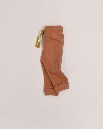 Legging rib cognac